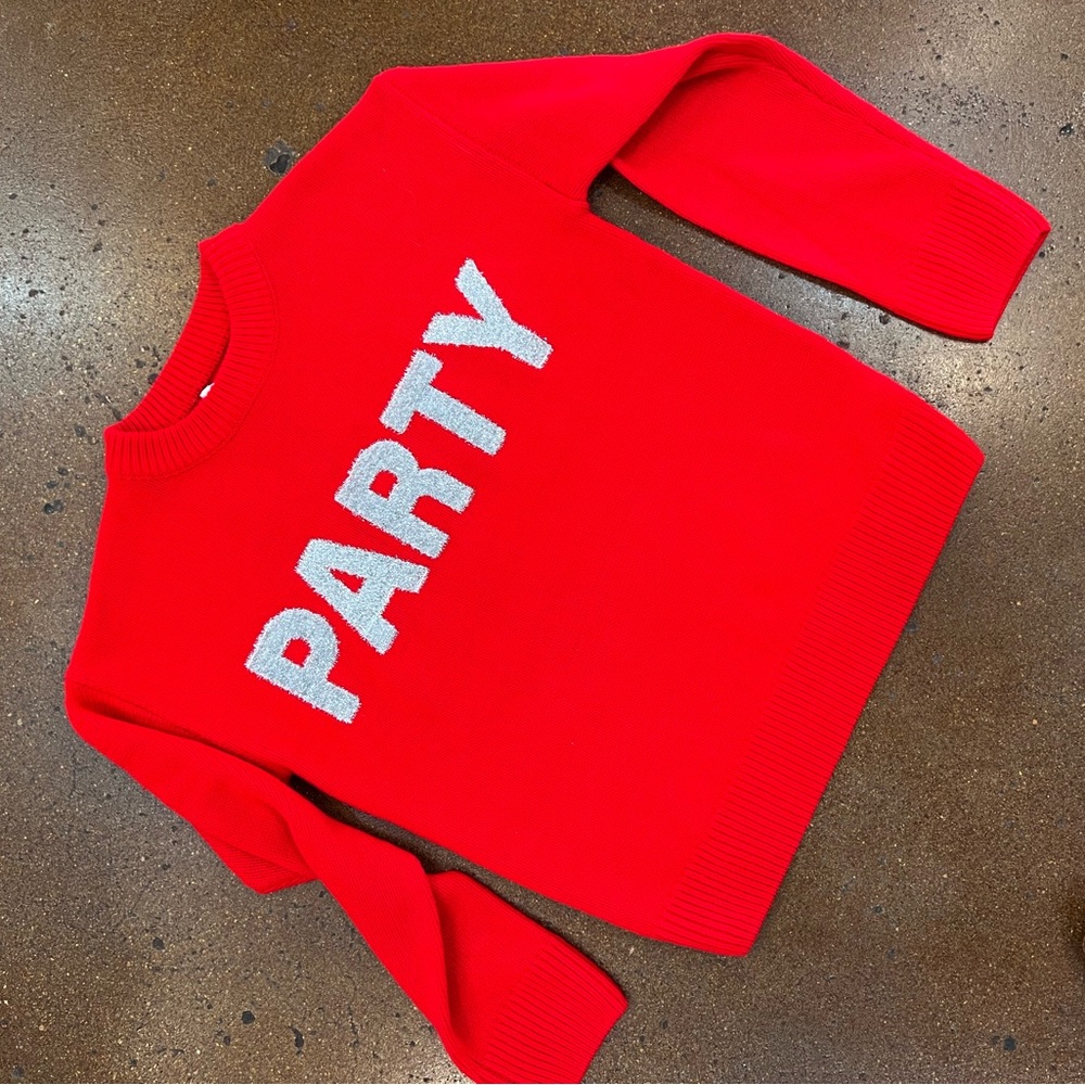 NWT english factory lurex party knit size small